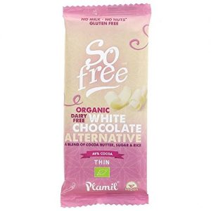 Plamil vit mjölkfri vegansk laktosfri choklad